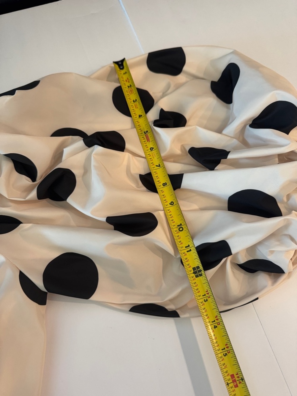 Fore Cream & Black Polka Dot Balloon Sleeves Mini Dress - Picture 13 of 13